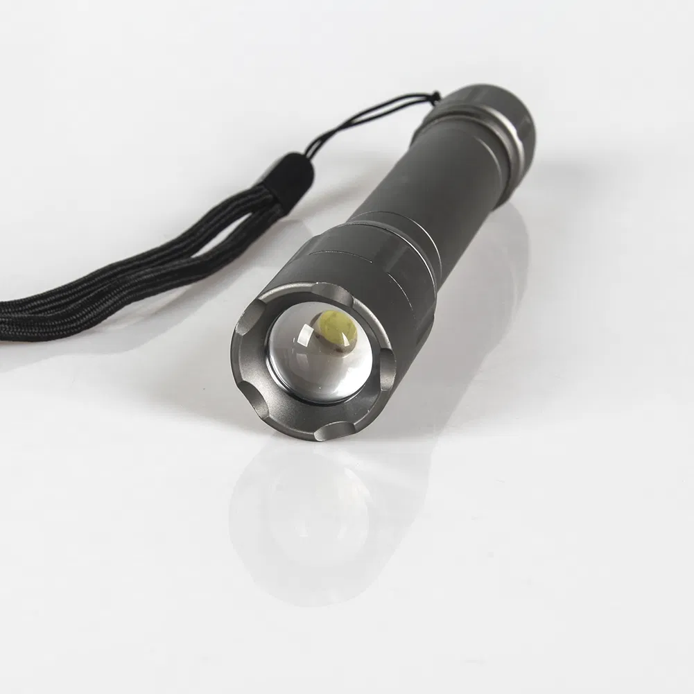 Yichen 350 Lumen AA Battery Operated Zoomable Aluminum Alloy LED Flashlight