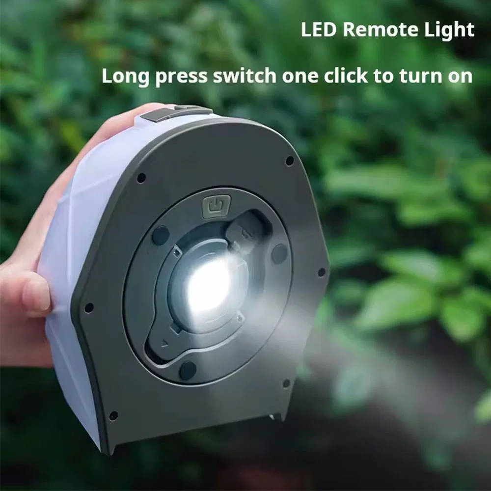 Tent Design Multi-Functional Rechargeable Outdoor Camping Light with Light Chain