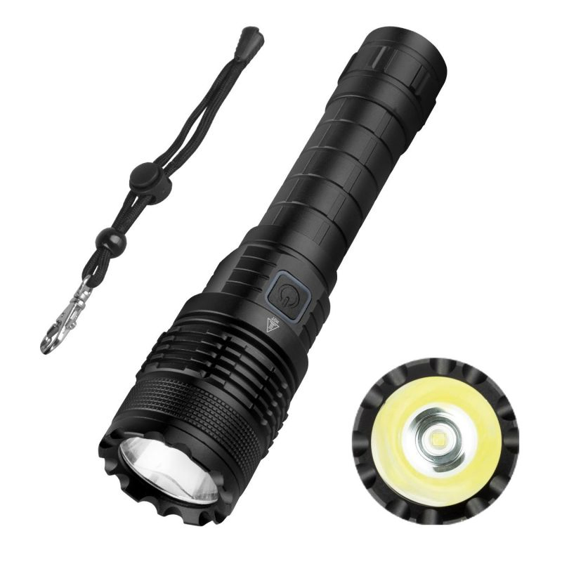 Helius Tactical High Lumens 5 Modes LED USB Rechargeable Flashlight