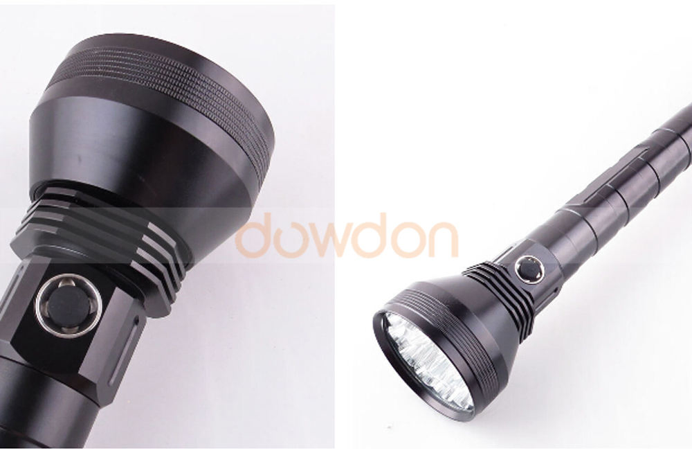 High Power LED Flashlight 5 Mode 22000lm 18 T6 LED Torch Rechargeable Battery-Operated Flashlight