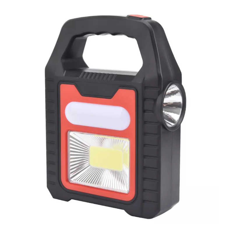 Multifunctional Outdoor Camping Flashlight LED Solar Rechargeable Work Light
