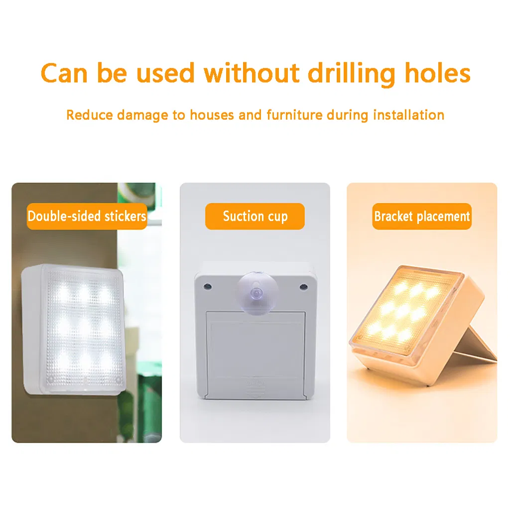 Factory Direct ABS LED Cabinet Lamp Remote Control Nigh Lamp with Dimmable Cw+Nw+Ww LED Emergency Using for Home Lighting