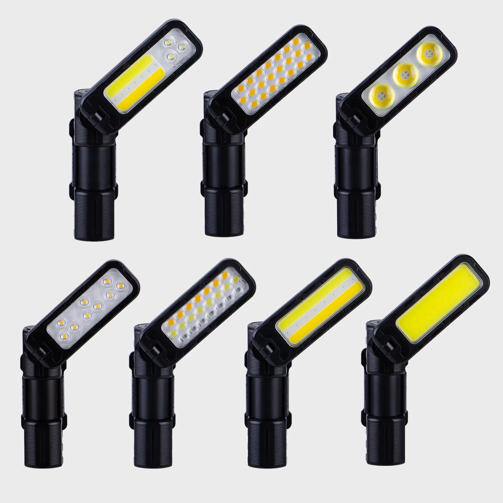 Outdoor Super Bright Power Display Multi Angle Adjustment USB Rechargeable Magnet Work Light LED Headlight Headlamp