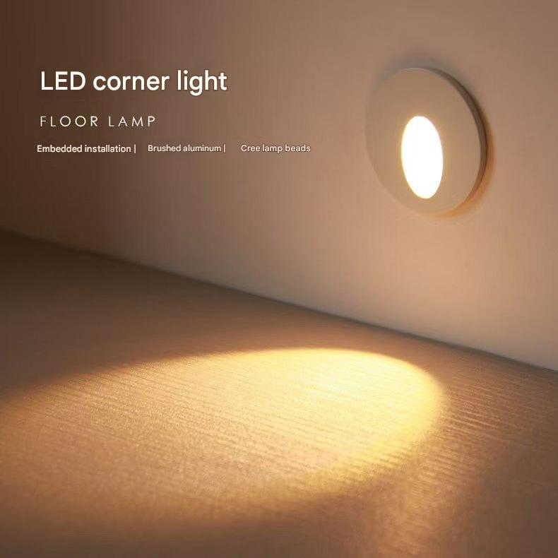 Aisle Lighting LED Sensor Light Recessed Design Human Body Sensing Emergency Light