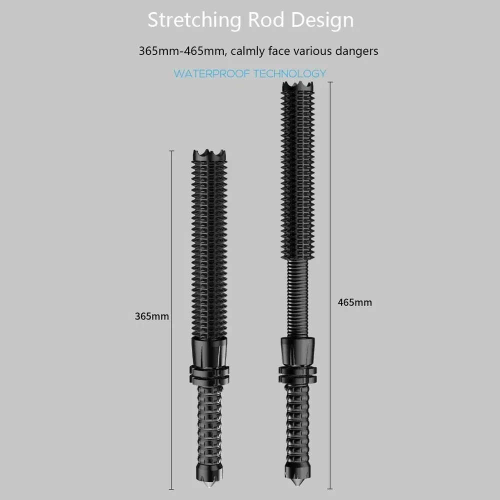 Tactical Flashlight Super Bright Waterproof Rechargeable USB Self-Defense 3 Modes Aluminum Alloy LED Light Tactical Flashlight Torch Flashlight