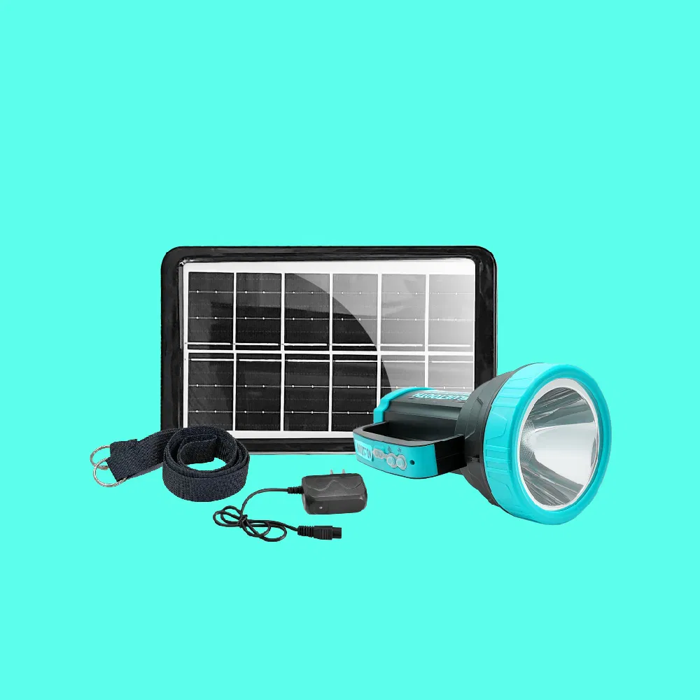 Reliable Solar-Powered Flashlight with Bluetooth Speaker for off-Grid Use