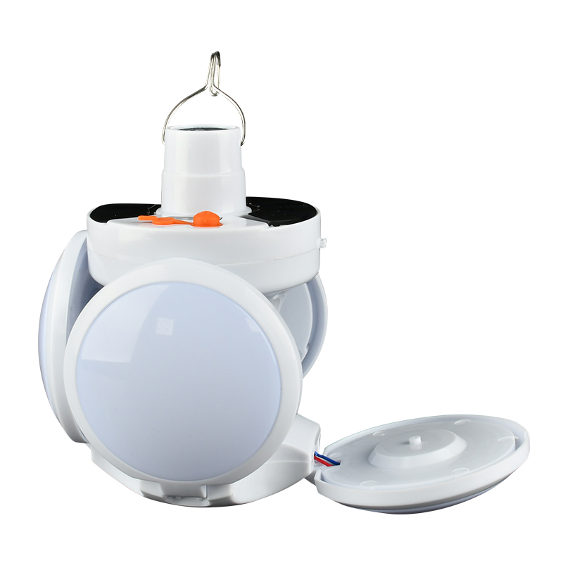 Brightenlux Factory Direct Supply 5 Light Modes Rechargeable LED Solar Portable Camping Lamp with Power Bank