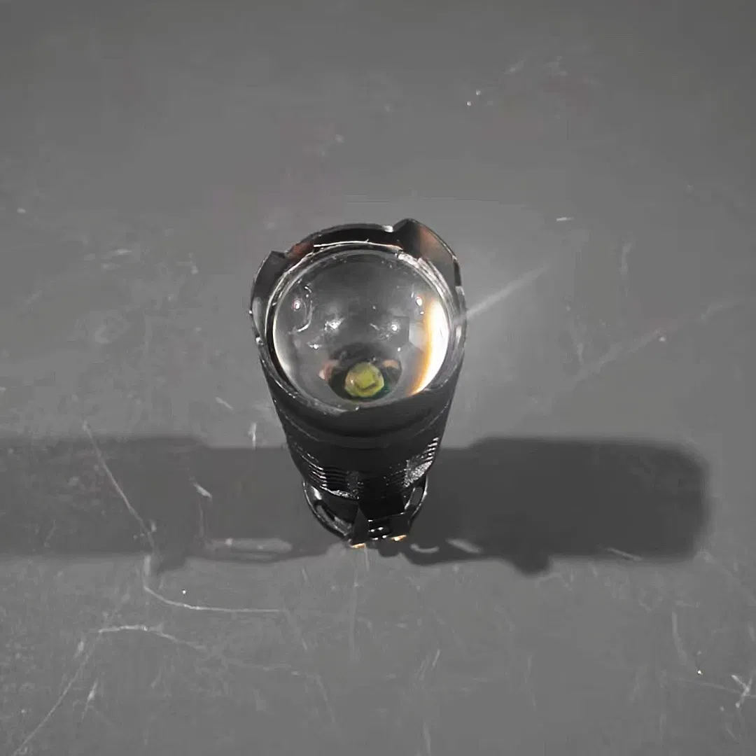 Aluminium Shell AA Battery Operated Small Mini LED Zoomable Handheld Flashlights