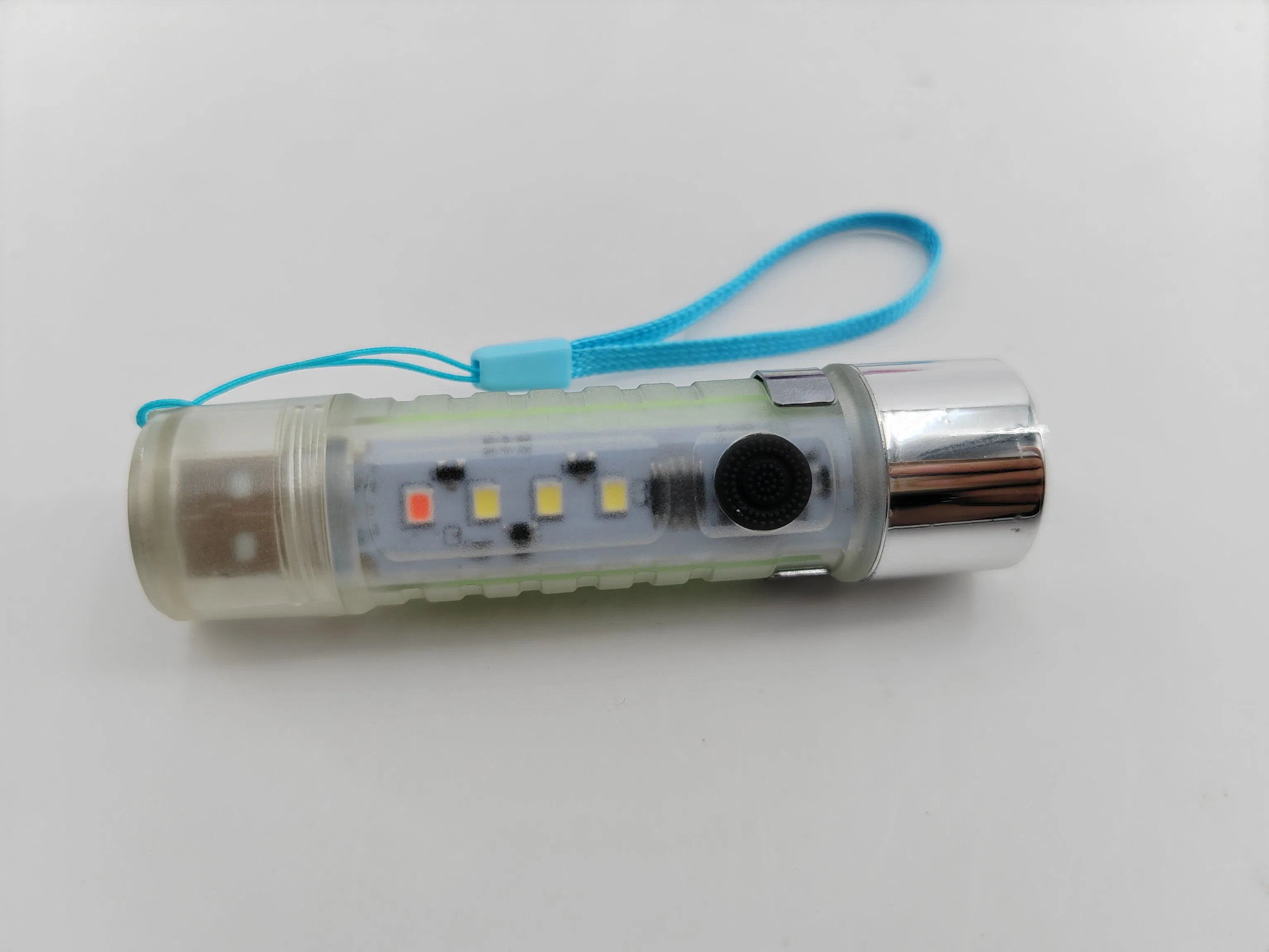 USB Rechargeable 100 Lumen LED Flashlight with Magnetic Base