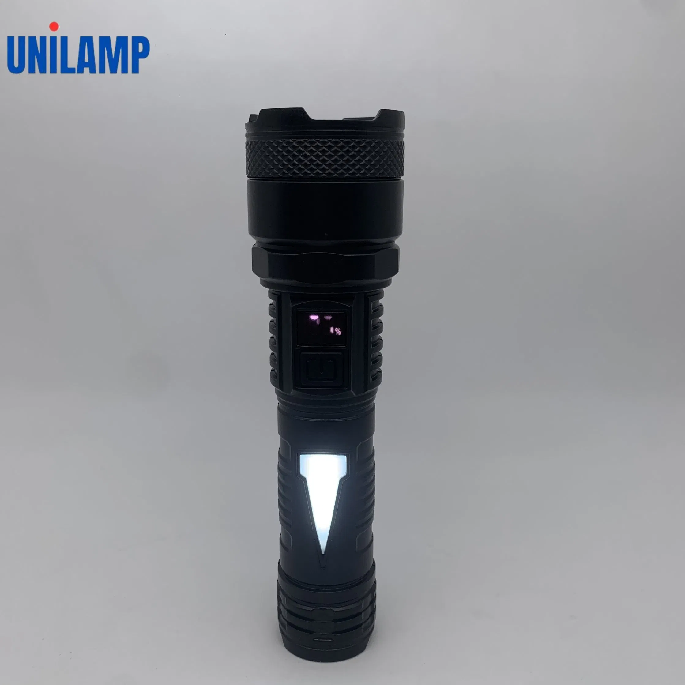 Versatile High-Powered Tactical Flashlight with USB Rechargeable Feature