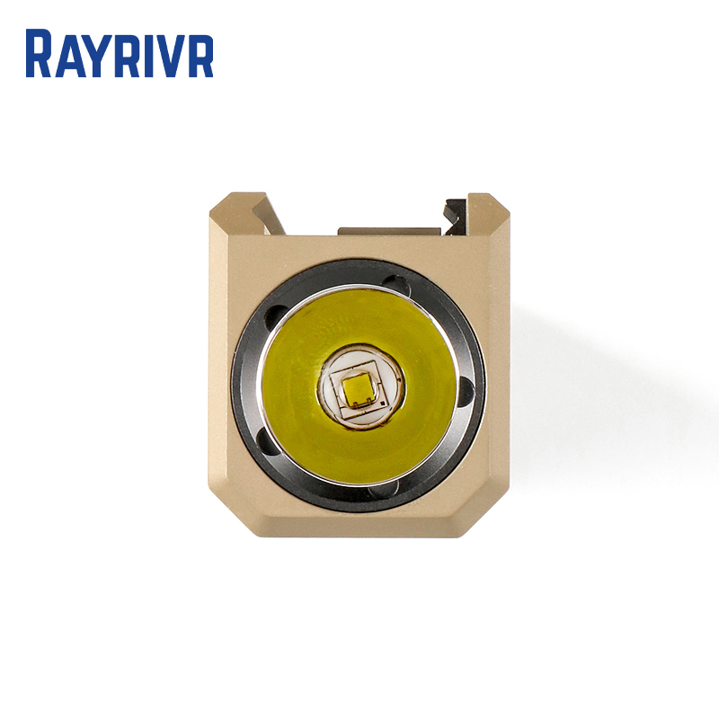 Rayrivr Mini Pocket Flashlight with Single/Double Press Mode 2200lm Waterproof LED Light with Strobe Mode Flashlight