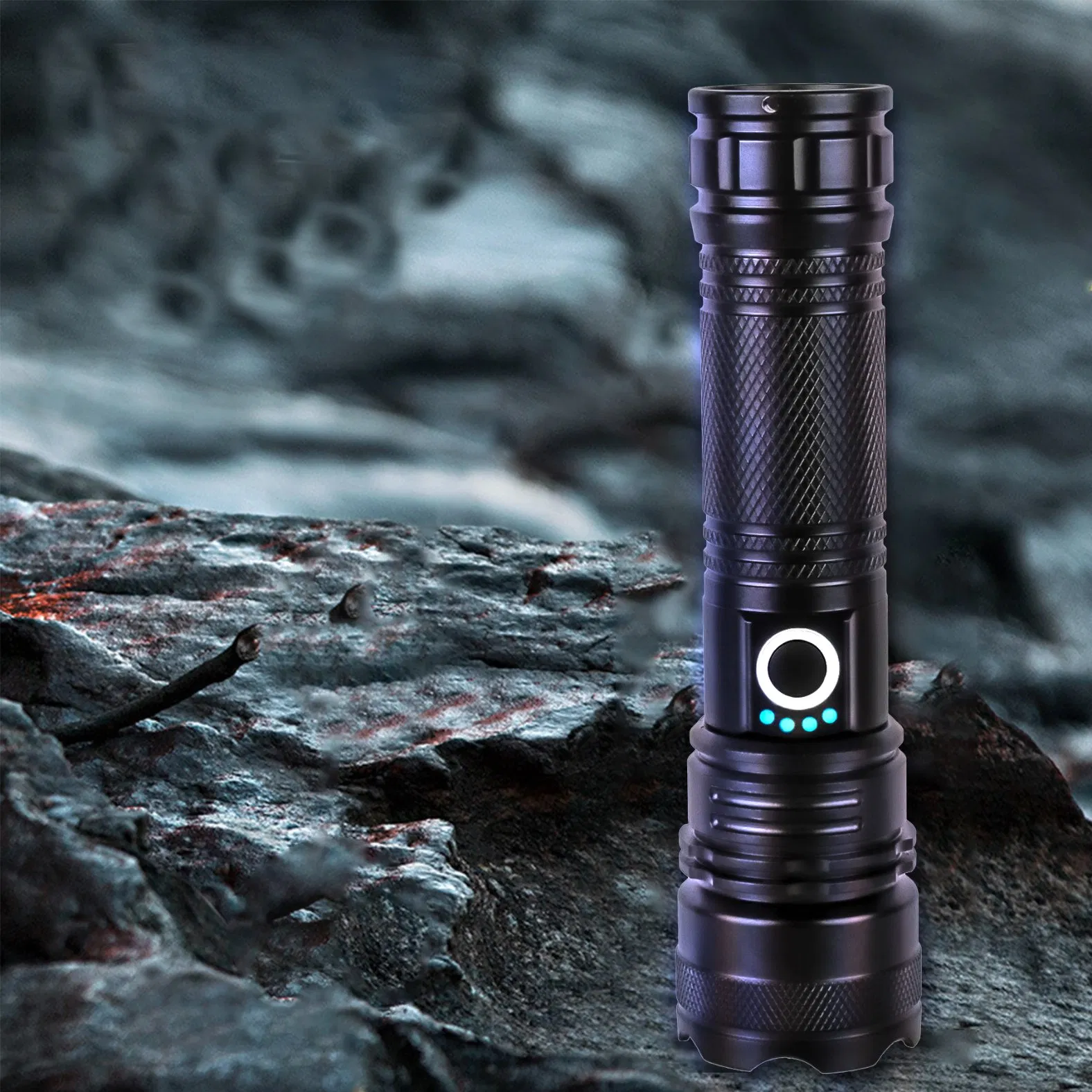 Tactical Flashlight 100000 High Lumen Super Bright Long Range Powerful LED Torch Light Xhp70 90 Tactical Waterproof Rechargeable Flashlights