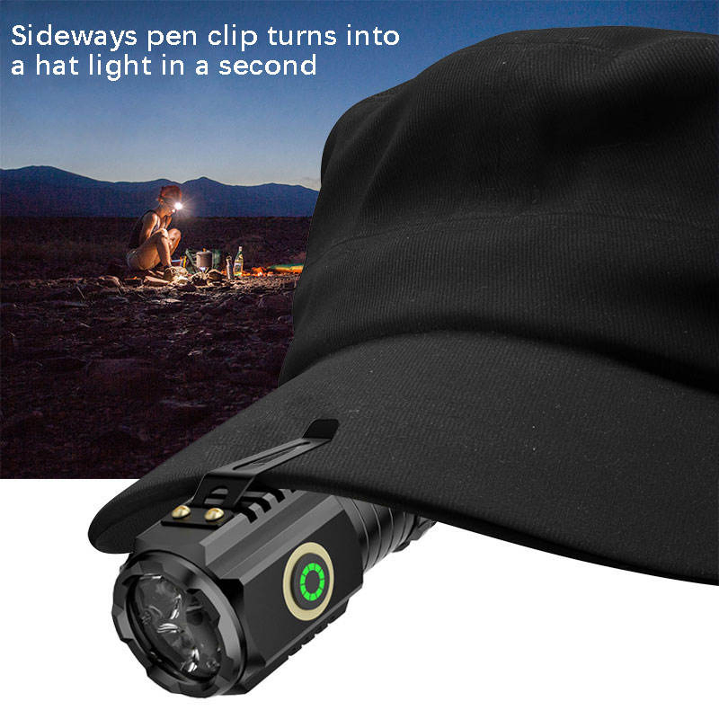 Super Bright USB Taschenlampe Linternas LED Alta Potencia Tactical EDC Powerful Magnet LED Rechargeable Small Mini Flashlight