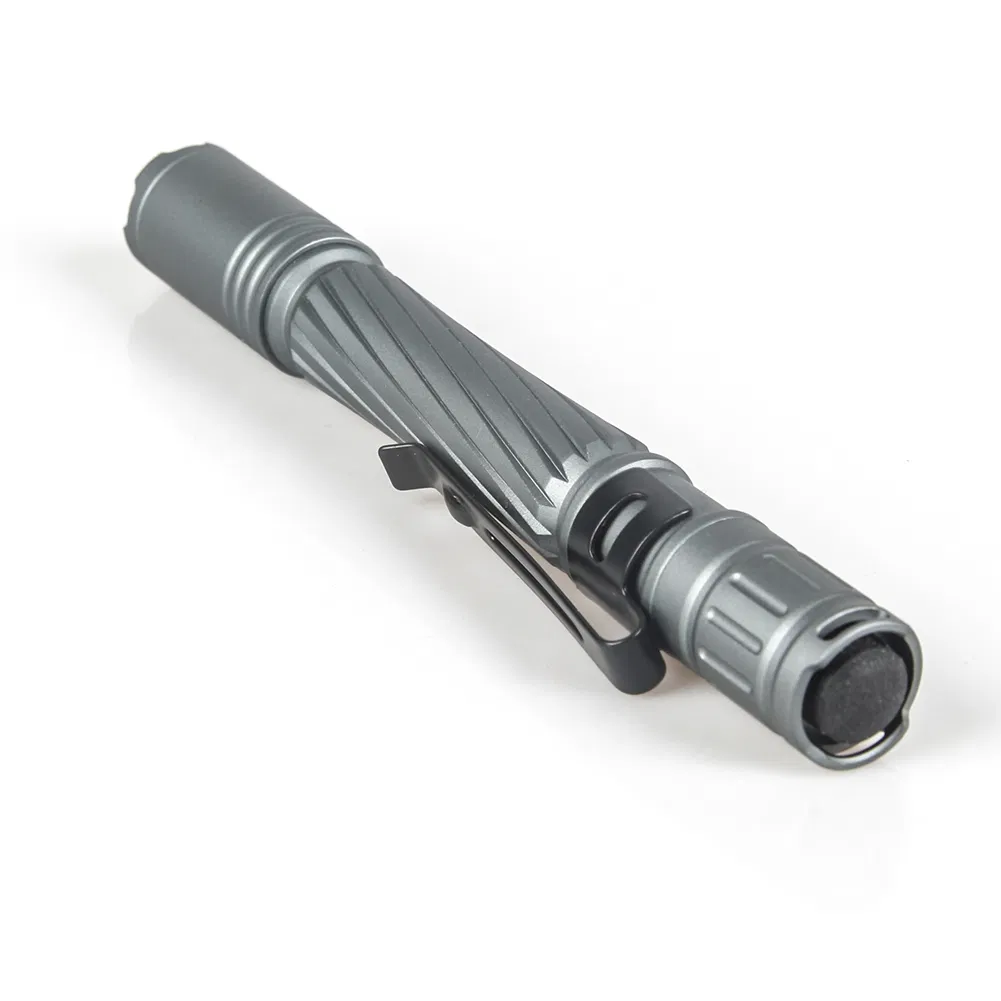 Yichen 2AAA Battery Operated Aluminum LED Flashlight Portable Pen Light