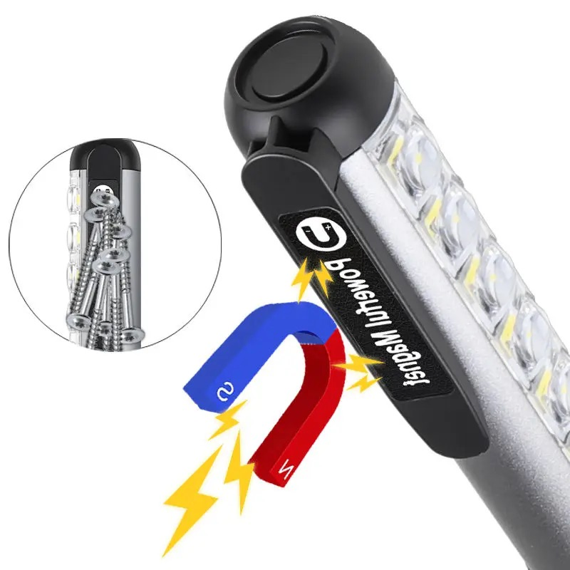 XPE+7 * COB Work Light Type-C Charging Portable Medical Light Aluminum Alloy Multifunctional Flashlight