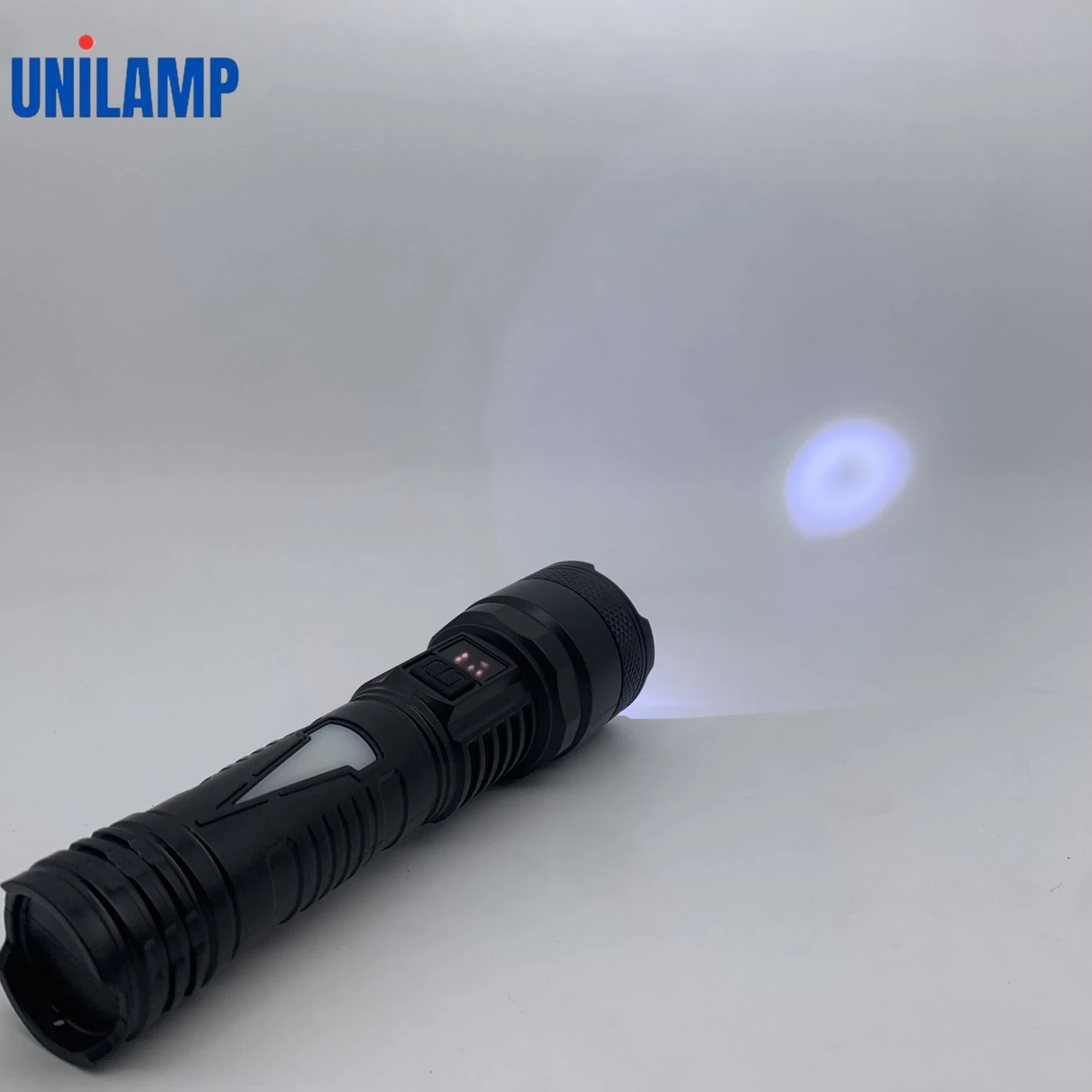 Versatile High-Powered Tactical Flashlight with USB Rechargeable Feature