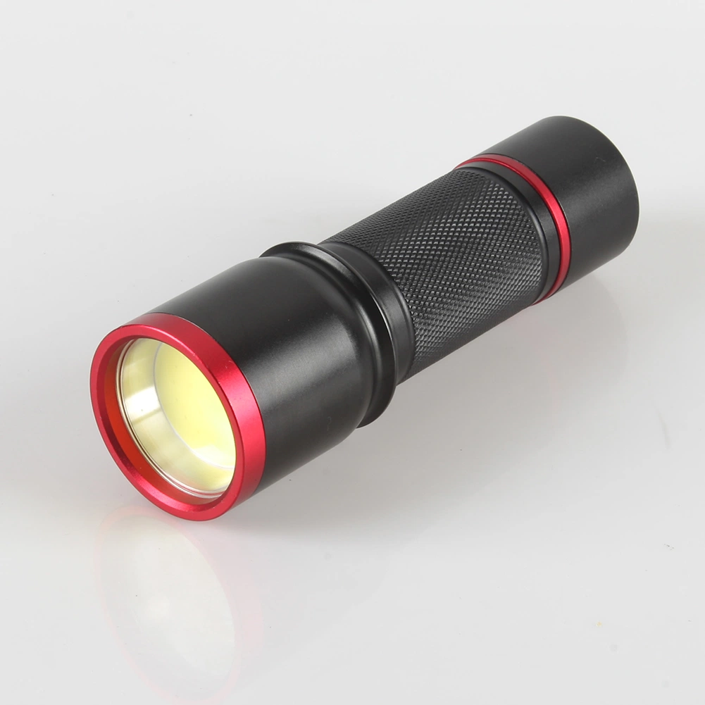 Yichen AA Battery Operated Aluminum COB LED Torch &amp; Flashlight