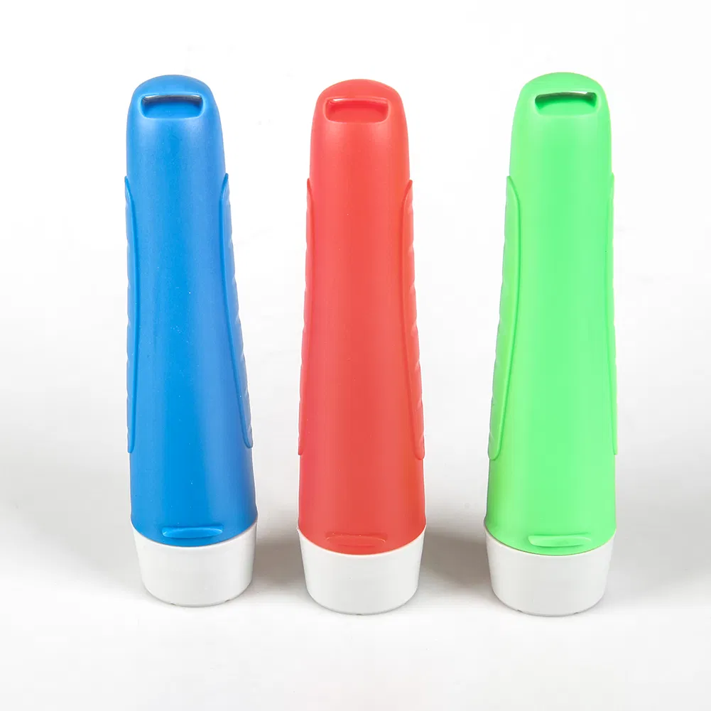 Yichen 2xaa Dry Battery Operated Plastic LED Flashlight Torch