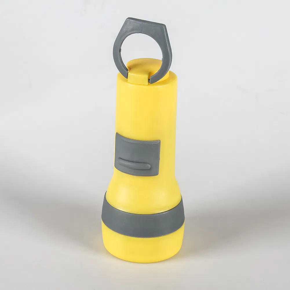 Yichen 150 Lumen 1xD Battery Operated Basic LED Flashlight Plastic Torch