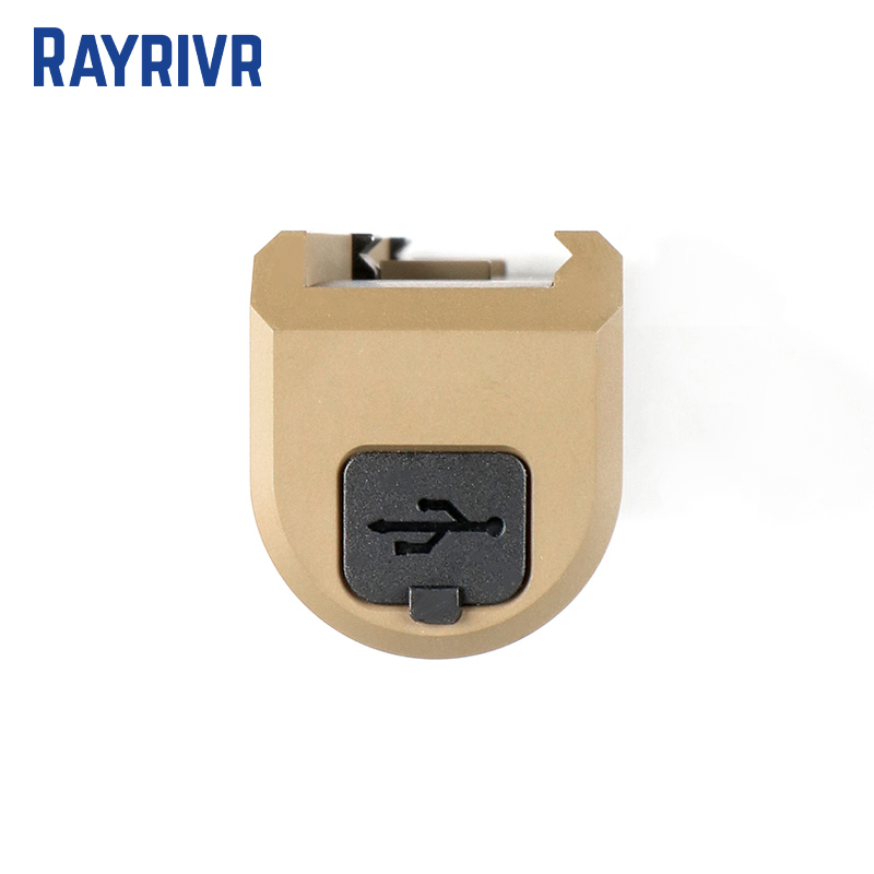 Rayrivr Mini Pocket Flashlight with Single/Double Press Mode 2200lm Waterproof LED Light with Strobe Mode Flashlight