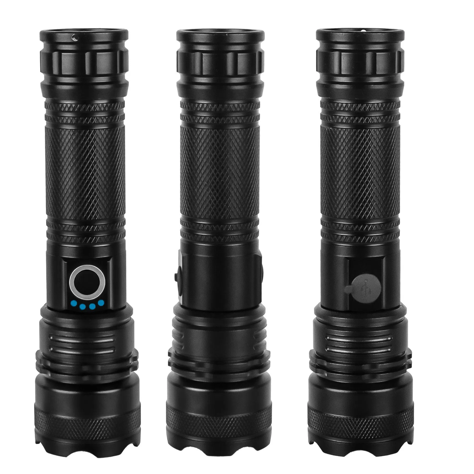 Tactical Flashlight 100000 High Lumen Super Bright Long Range Powerful LED Torch Light Xhp70 90 Tactical Waterproof Rechargeable Flashlights