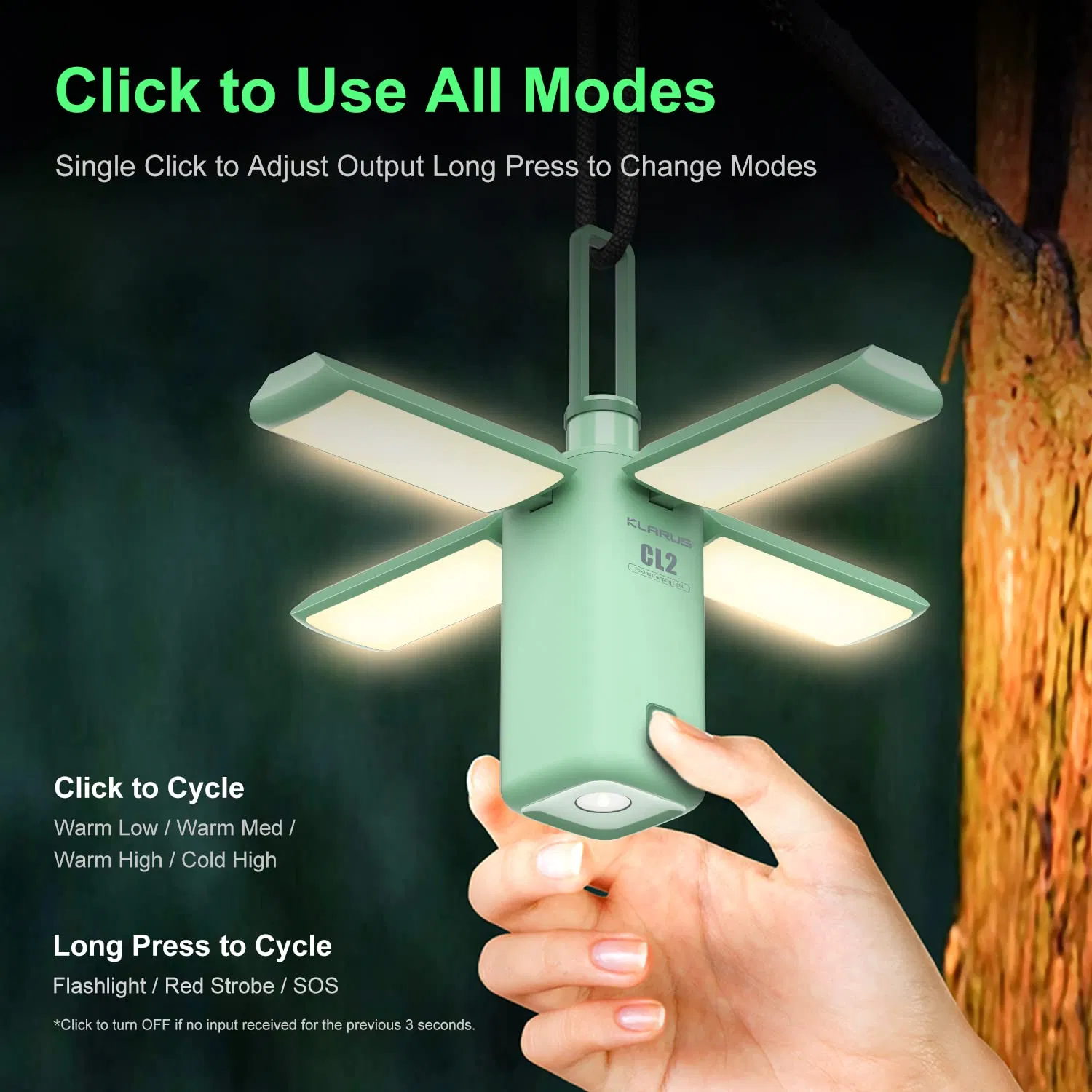 Camping Light Tent Lantern Rechargeable Light 30W Magnet LED