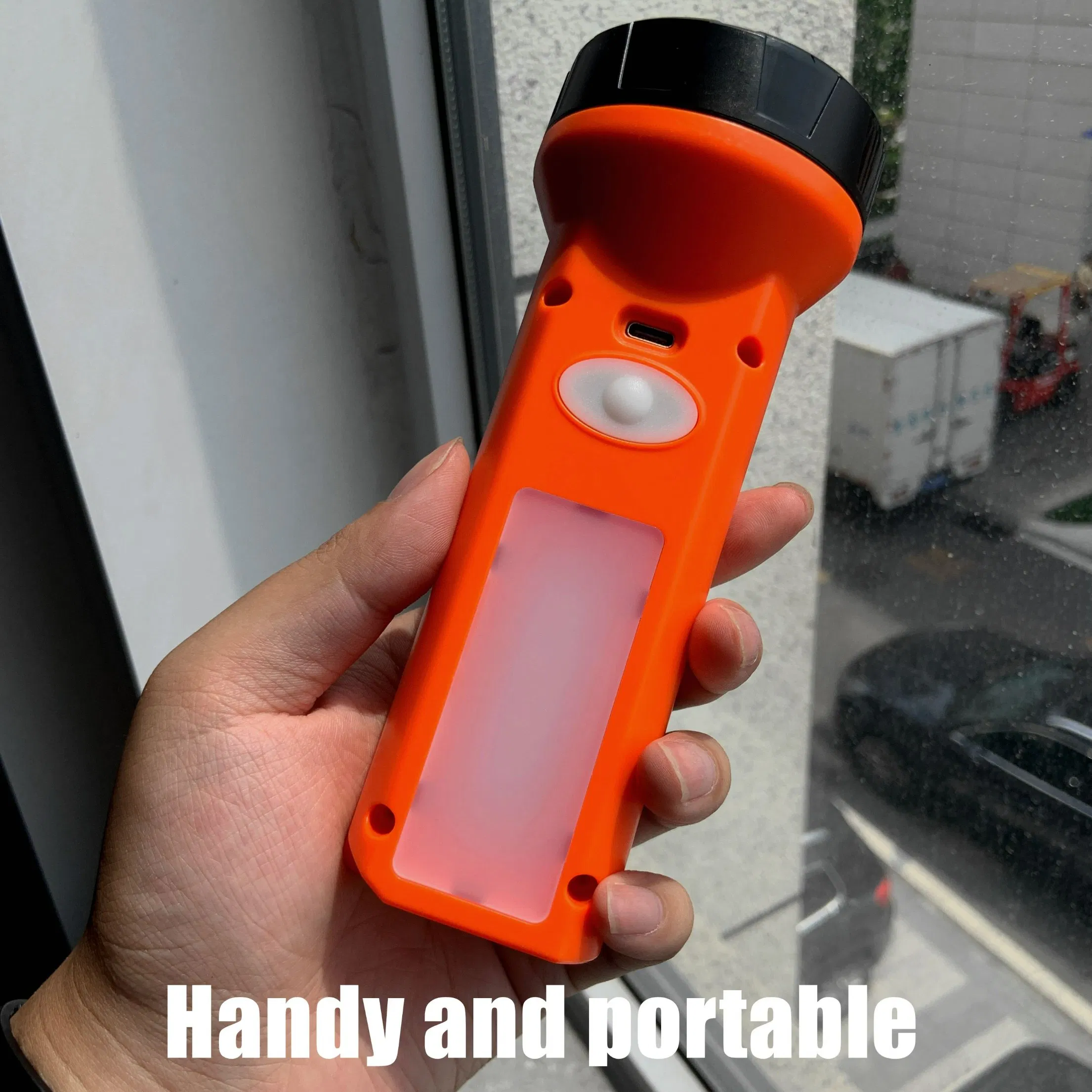 High Bright LED Solar Powered Torch Flashlight with Solar Panel