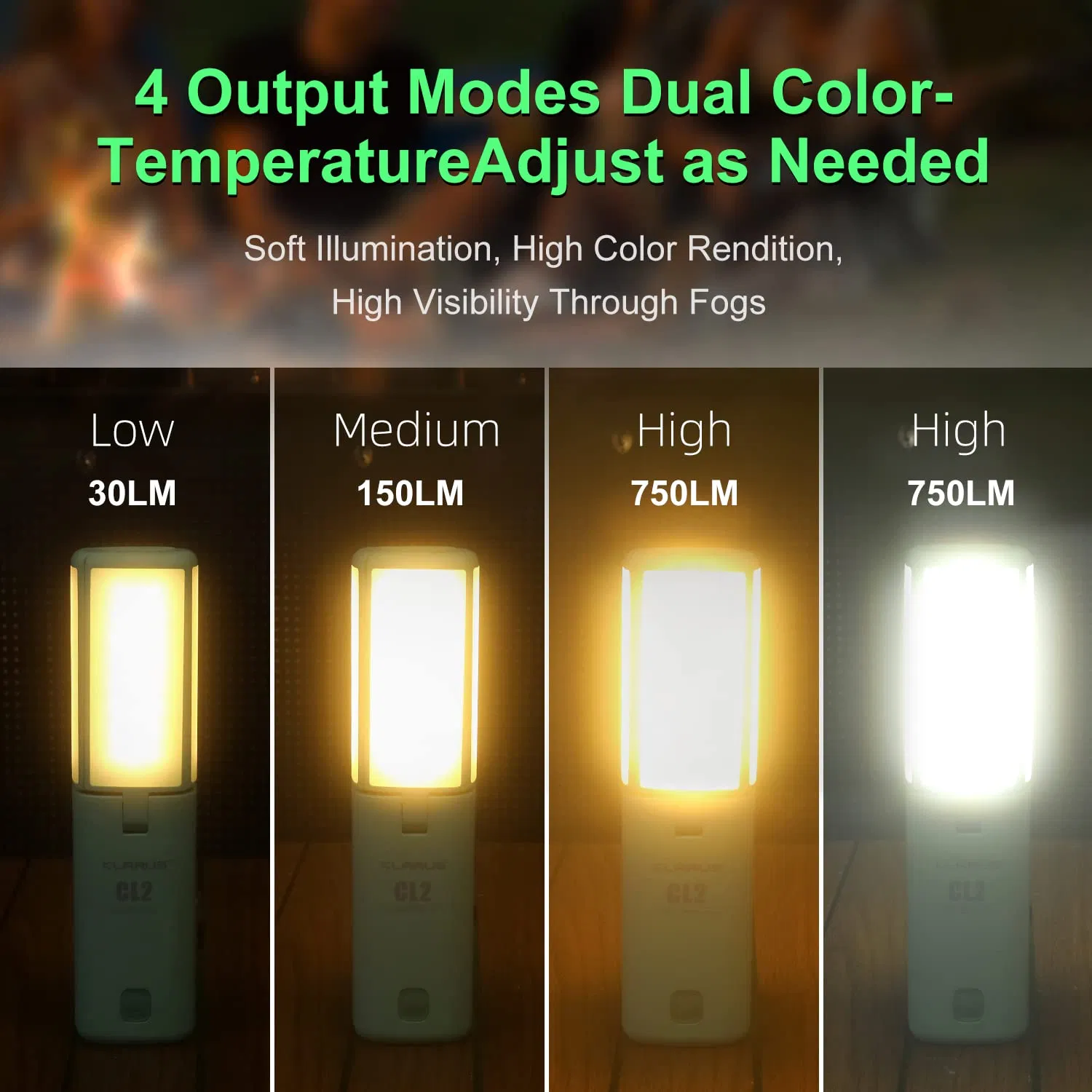 Camping Light Tent Lantern Rechargeable Light 30W Magnet LED