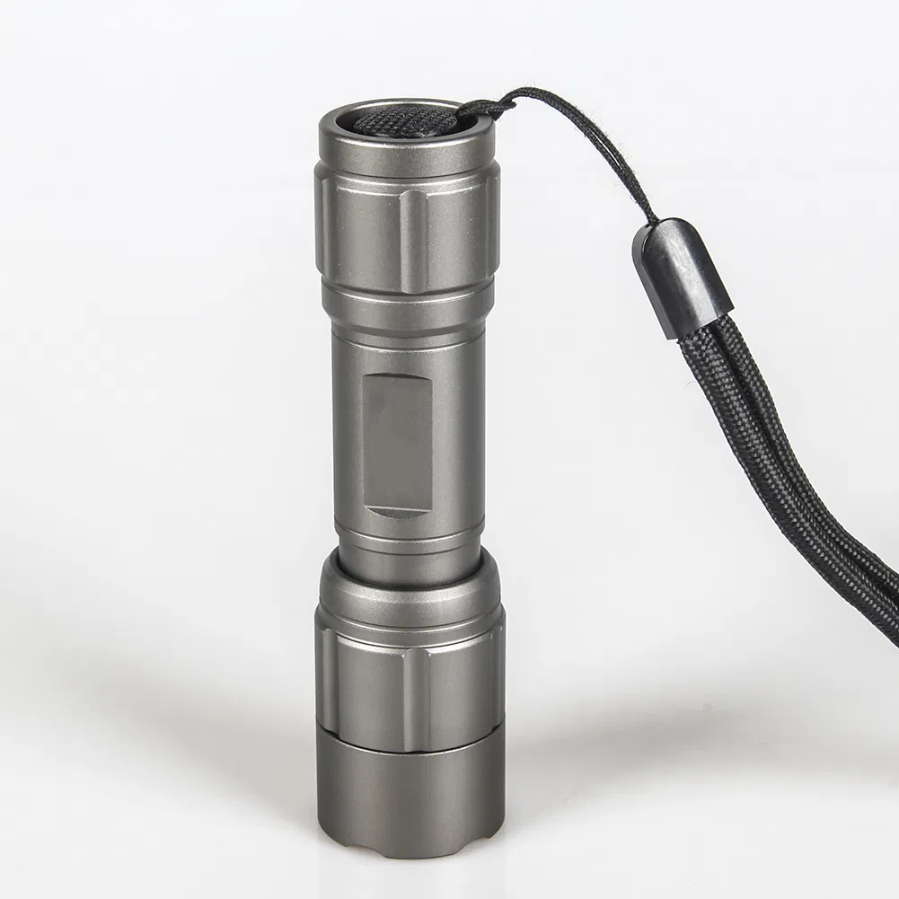 Yichen 100 Lumen AA Battery Operated Zoomable Aluminum Alloy LED Flashlight