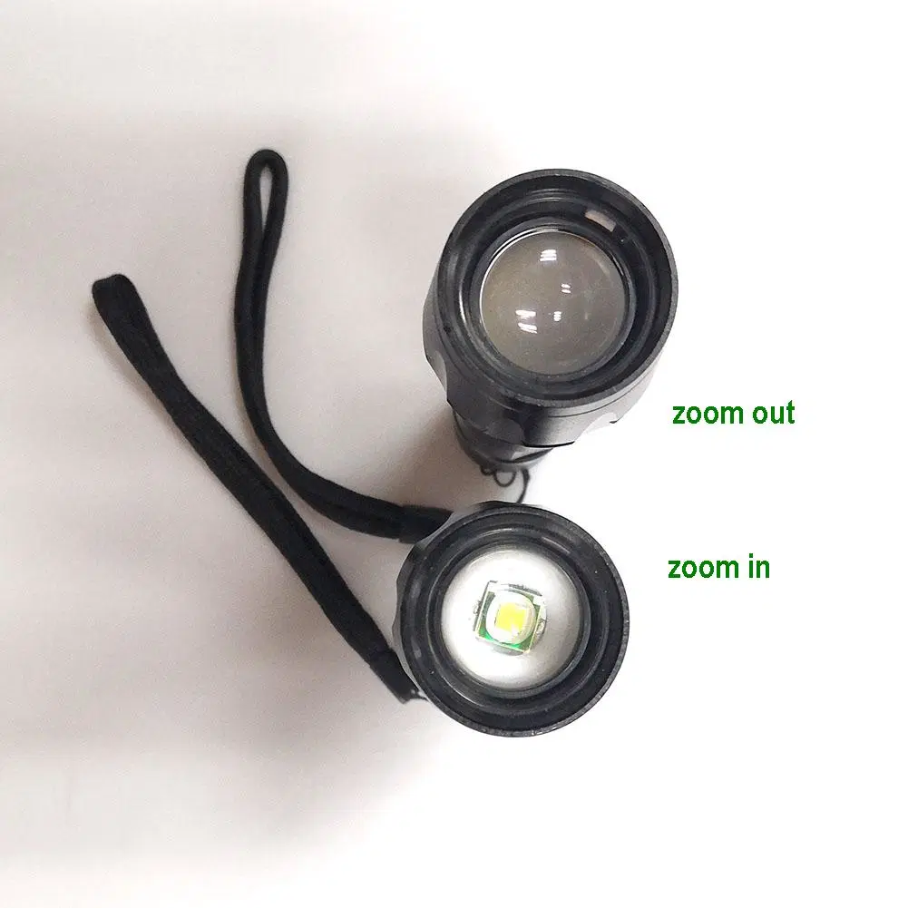 Yichen Zoomable Battery Operated LED Torch &amp; Flashlight