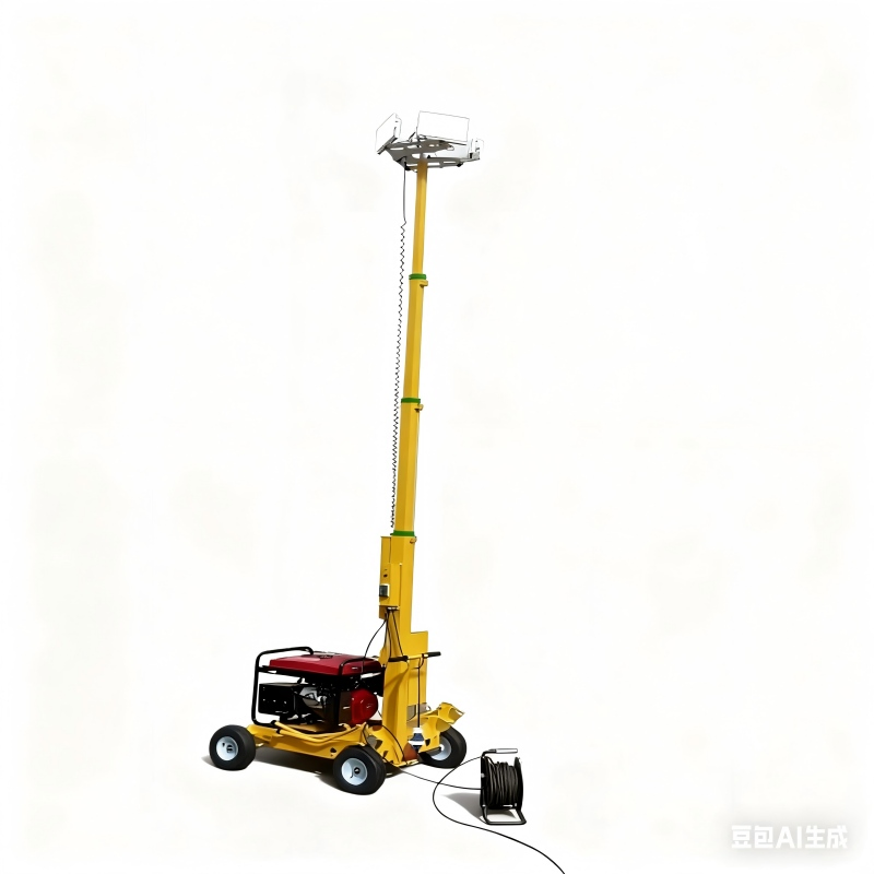 Hydraulic Lifting Rod Emergency Light Vehicle with 200W LED Lighting Fixture