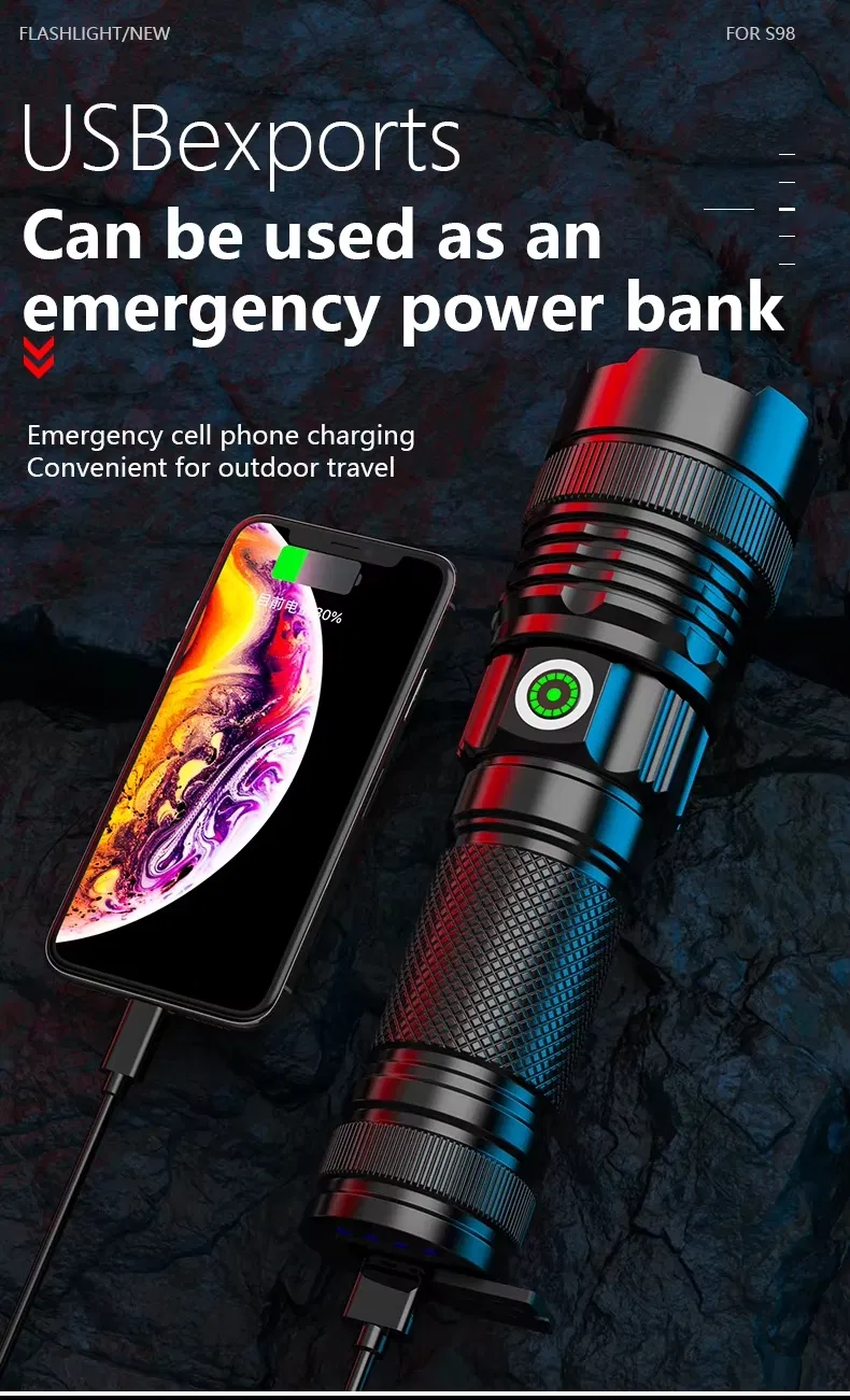 LED Flashlight Detail 9