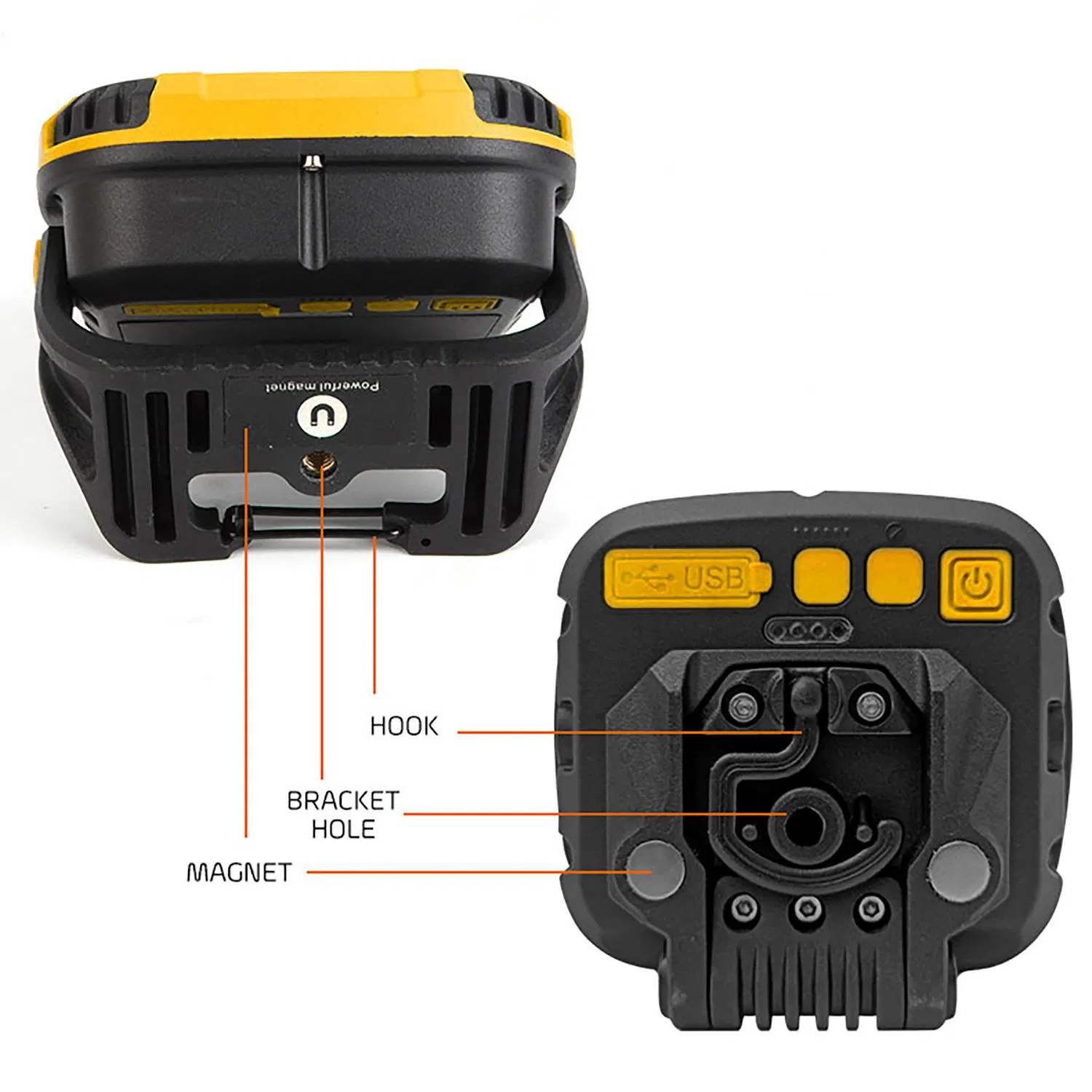 Portable Lamp Mini Magnetic Car Inspection Light with Hook Ci24243