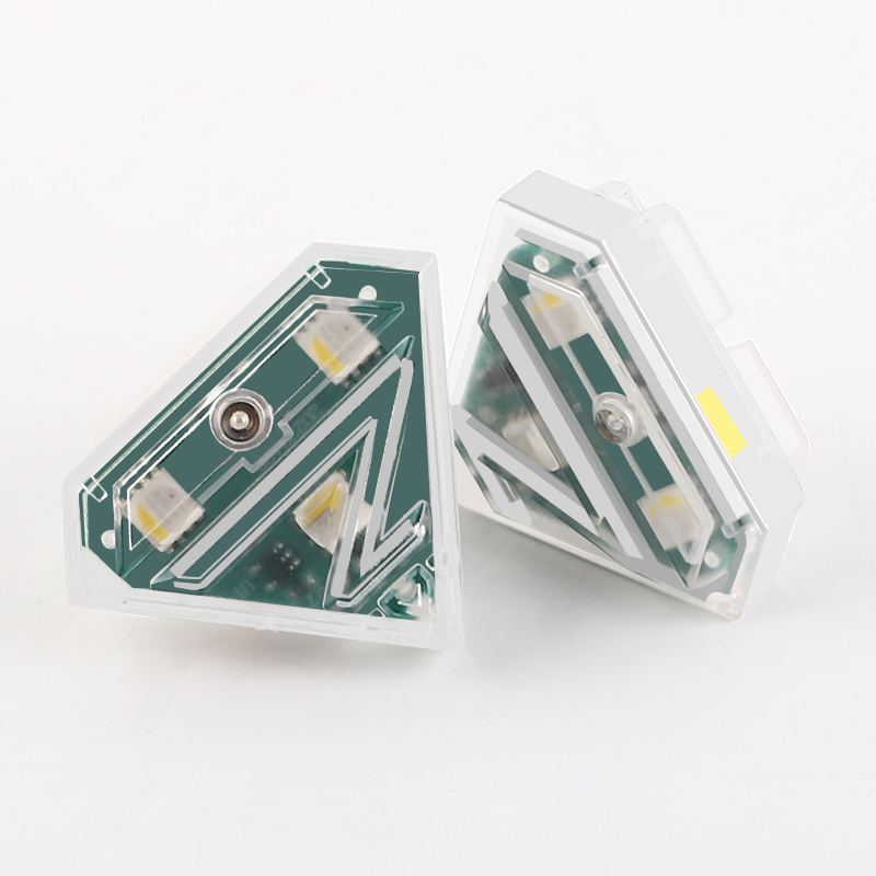 Bicycle Tail Light, Super Bright Bicycle Safety LED Warning Bike Flashlight, RGB Skateboard Light, Bicycle Tail Light Rechargeable Waterproof for Scooter Light