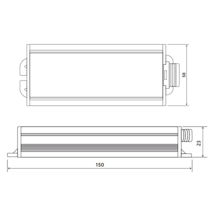 Battery Emergency LED Conversion Kit with 3-70W Down Ceiling Panel Light