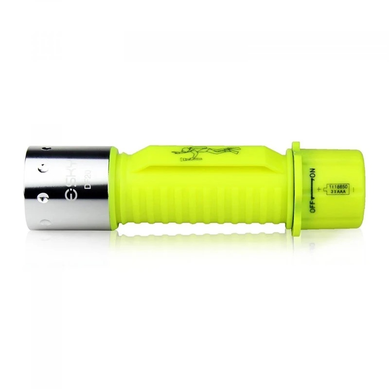 New T6 Rechargeable Super Bright LED Submarine Waterproof Underwater Diving LED Flashlight Torch Light
