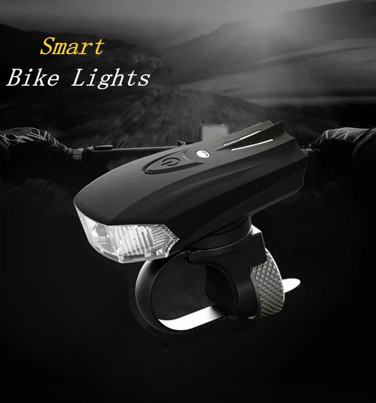 Brightenlux Personal Printing Logo Rechargeable Accessories USB Waterproof Mountain Bike Front LED Head Light Electric Bike Flashlight