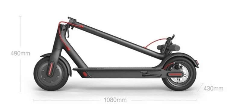 350W Xiaomi Style Intelligent Foldable Adult Electric Scooter Ebike
