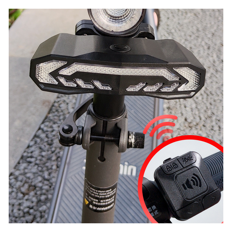 Rechargeable Bicycle Taillight Rear Cycling Safety Flashers Blinking 6 Modes