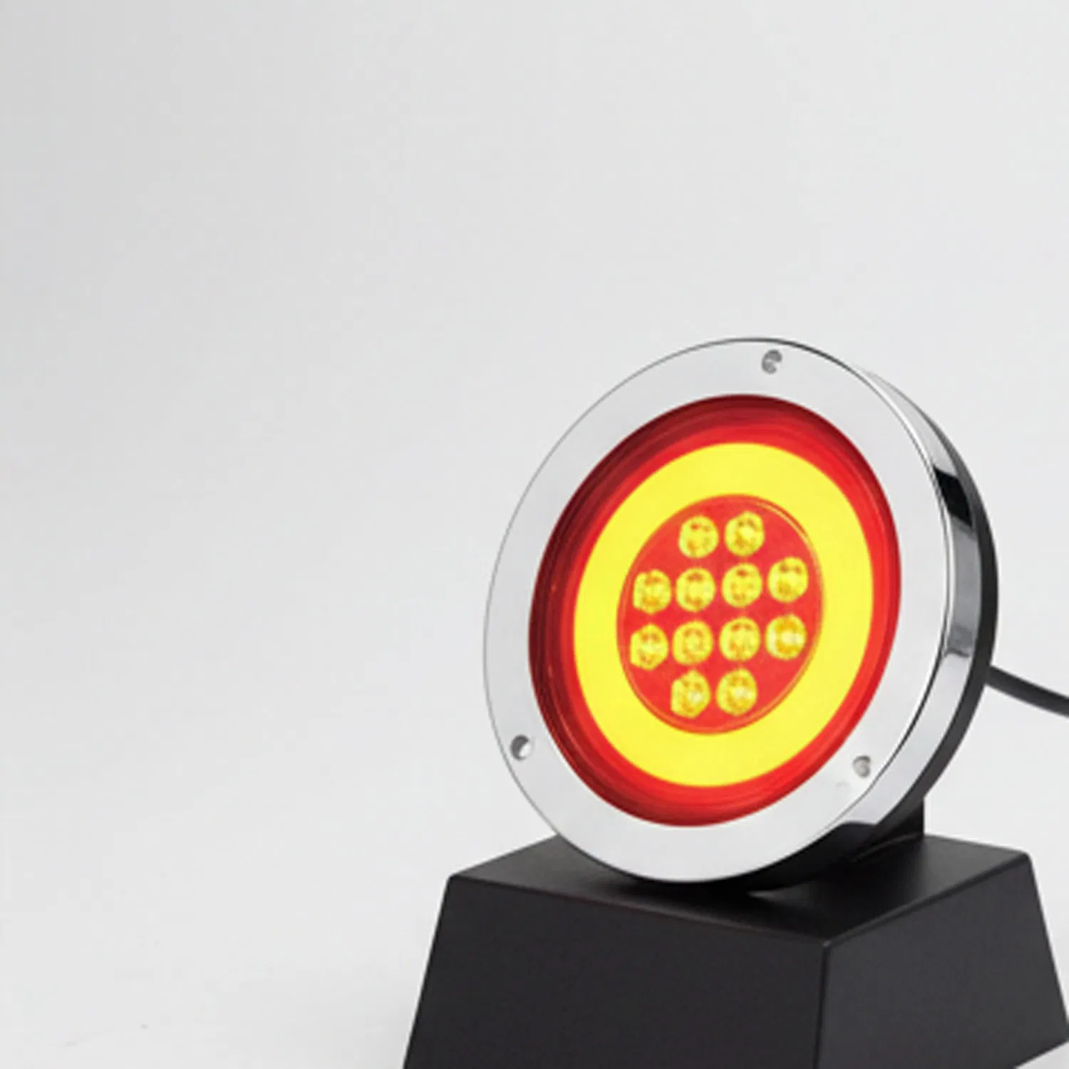 Round Red White 12V/24V LED Model Universal Fitment New Side Marker Light for Trailers Accessory