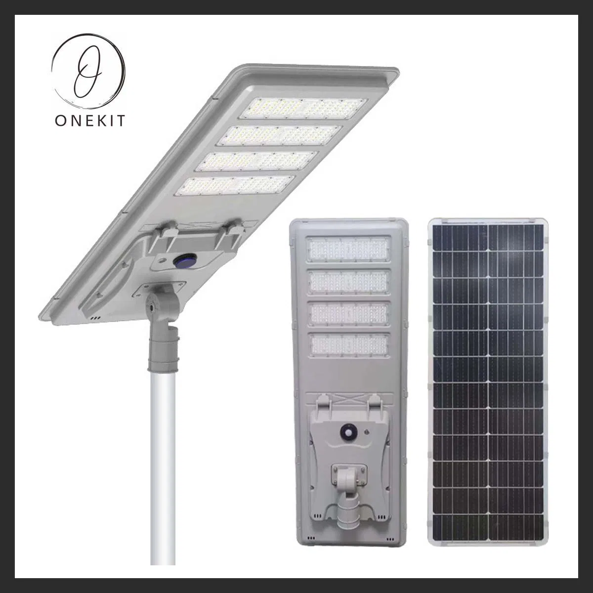 Energy Saving Solar LED Street Light System with Sensor for Backyard
