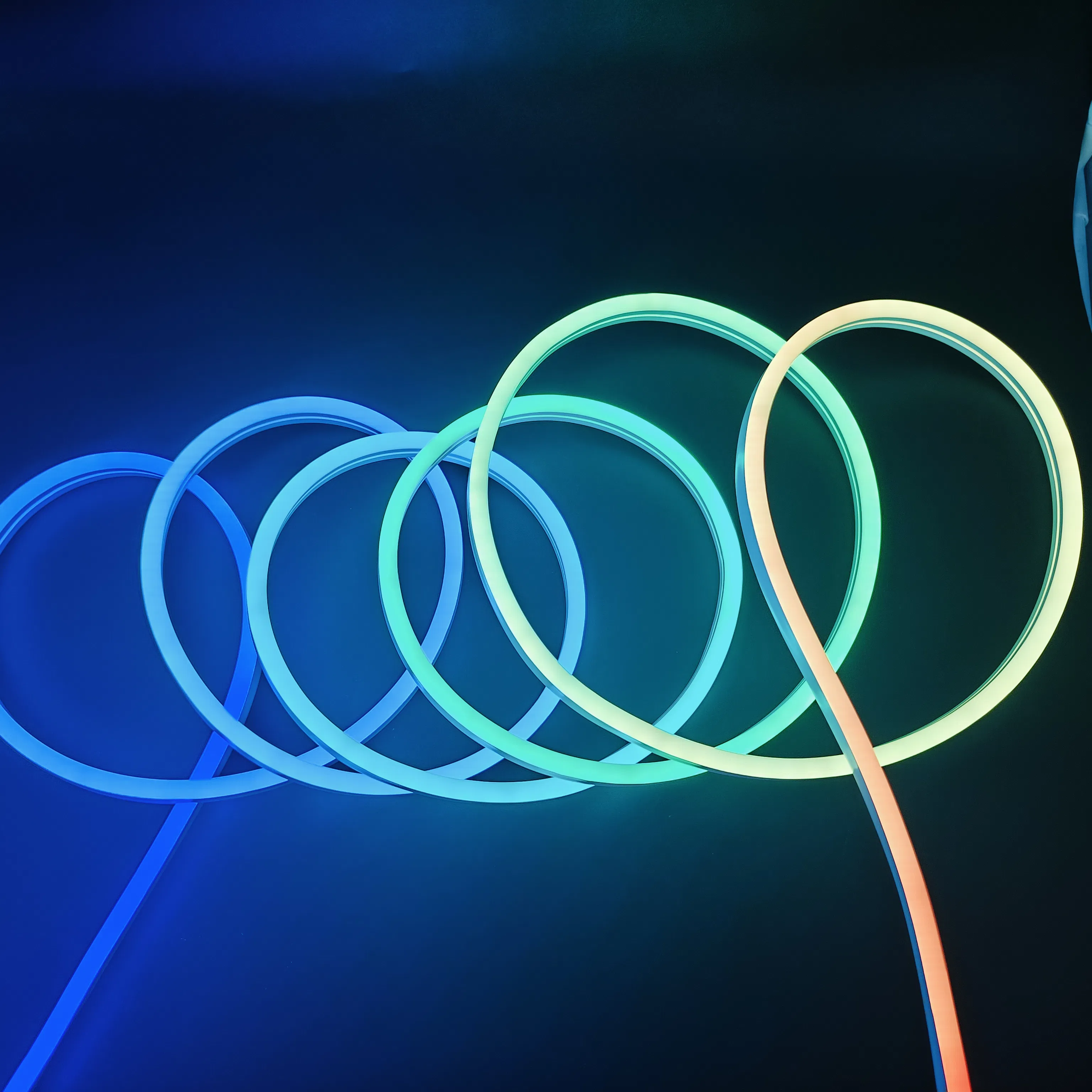 Color Changing LED Neon Light Strip Kit