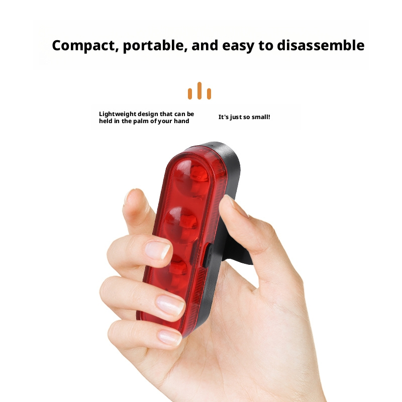 Bike Lights for Night Riding, USB-C Rechargeable LED Bike Tail Lights, Bright Bicycle Rear, 4 Light Modes, Waterproof, Easy to Install, for Adults Kids Men Wome