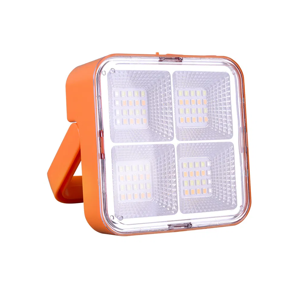 LED Portable Solar Camping Light with Adjustable Brightness Features