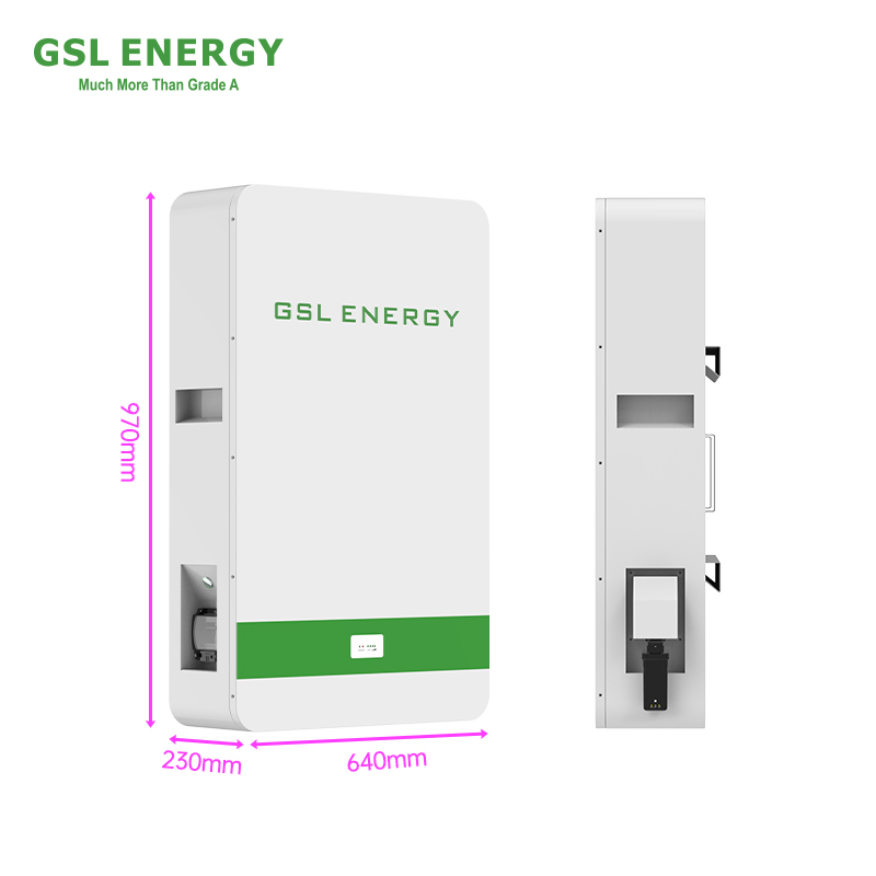 Gsl Energy Lithium Ion Battery Manufacturing Plant 51.2V 48V LiFePO4 Battery 280ah 14.34kw 200ah 10000W Home Energy Storage System
