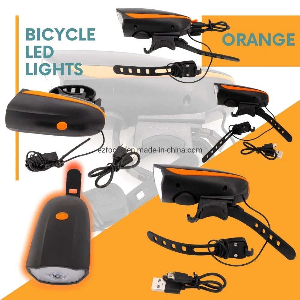 2 in 1 LED Bike Light with Electric Bell Trembler Buzzers Wyz14473