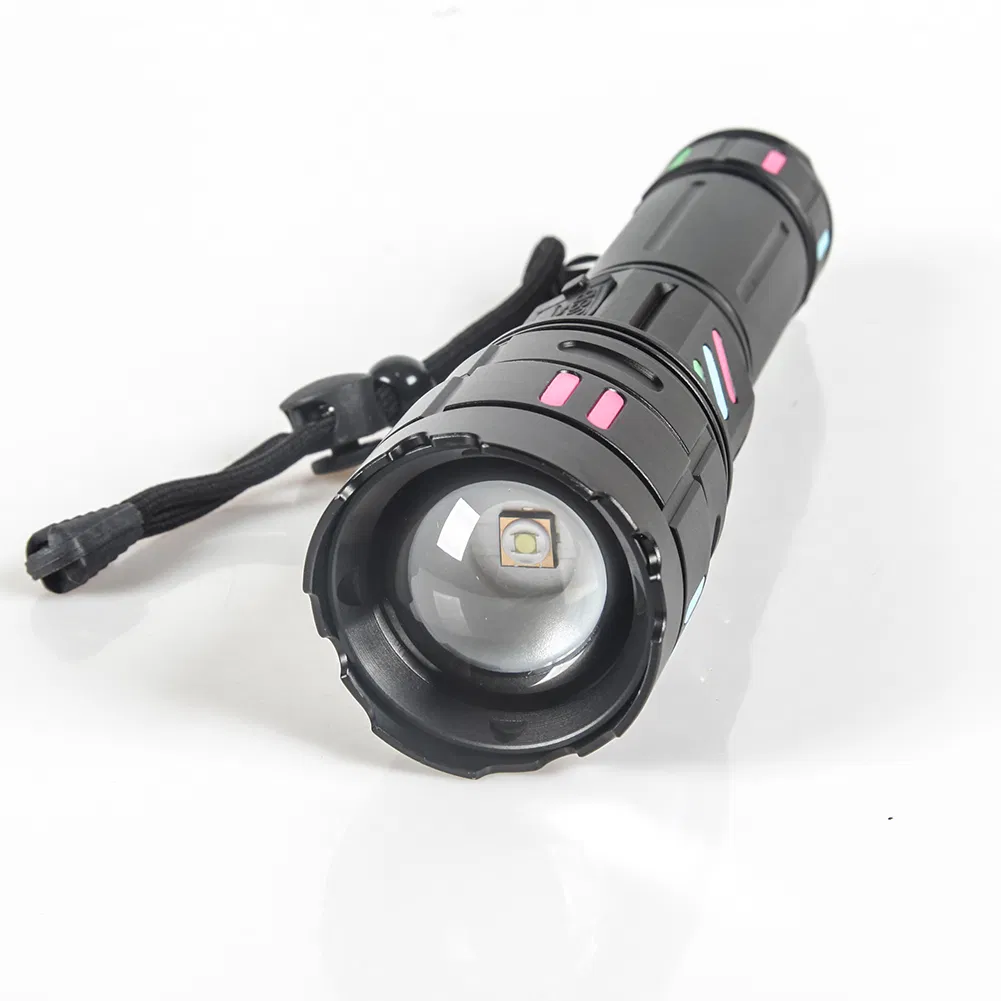 Yichen1500lm Rechargeable Zoomable White Laser LED Flashlight