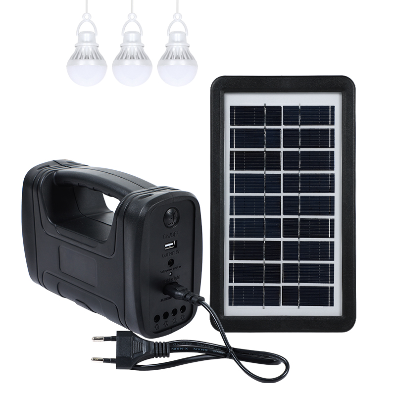 Sustainable Solar Power Kit with High-Performance LED Lights