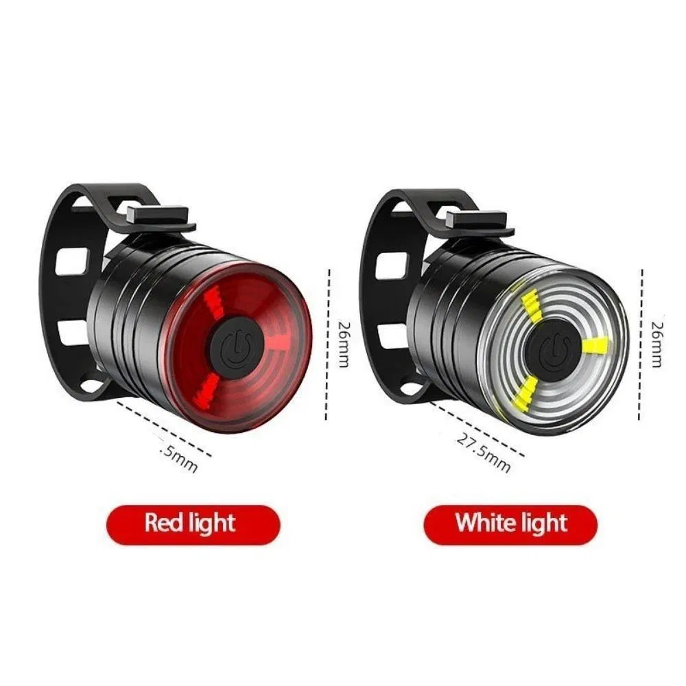 Safety Flashlight Ultra Bright USB Rechargeable Bicycle LED Rear Light Accessories Bl20896