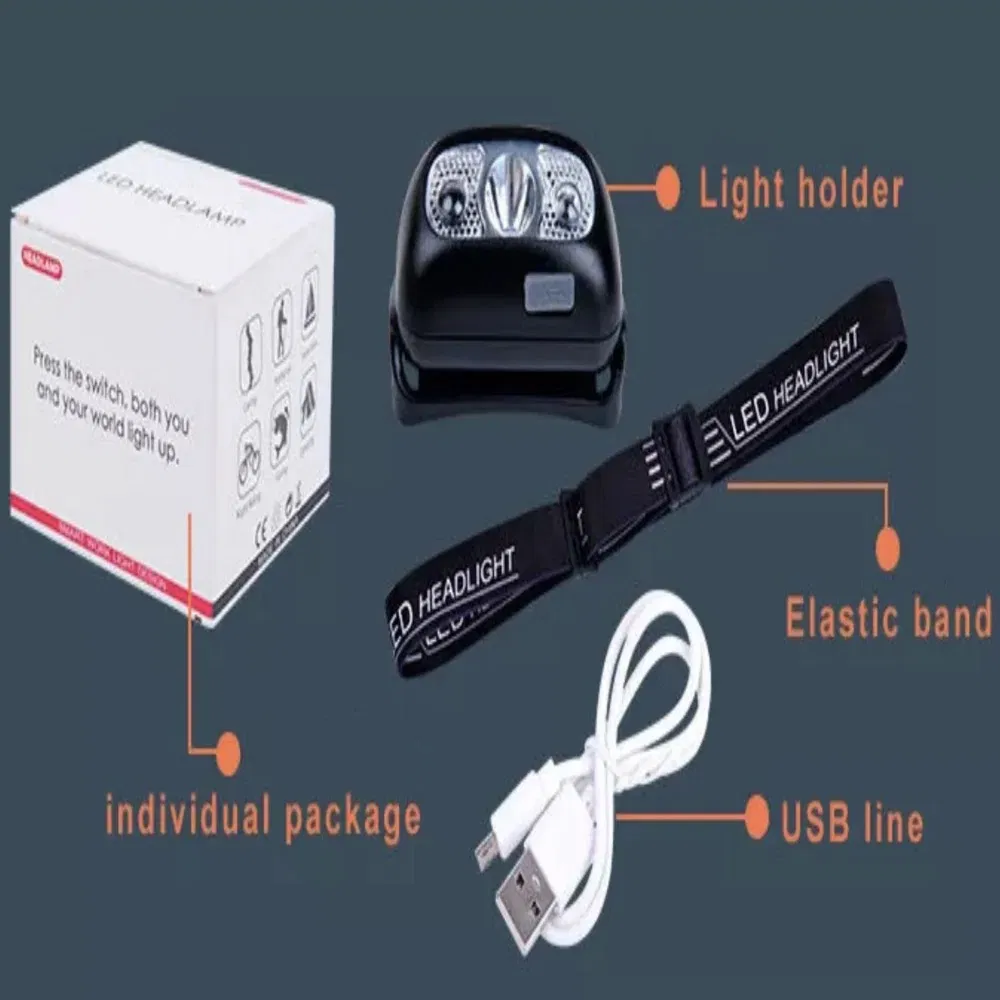 Waterproof LED Headlamp for Outdoor Activities Such as Camping Cycling Running Fishing